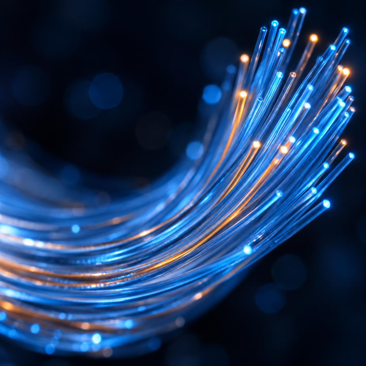 Illuminated optical fibers